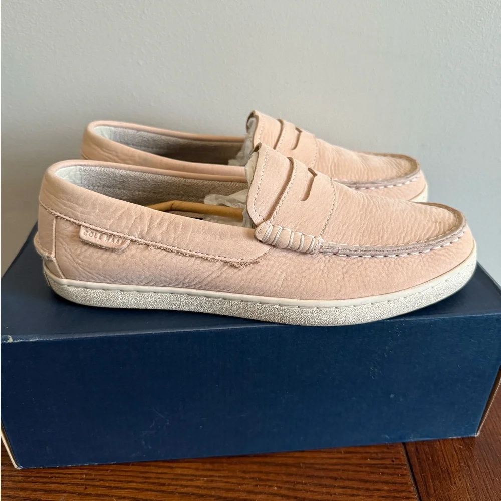 Cole Haan leather Nantucket Loafers‎ peach blush men’s 7